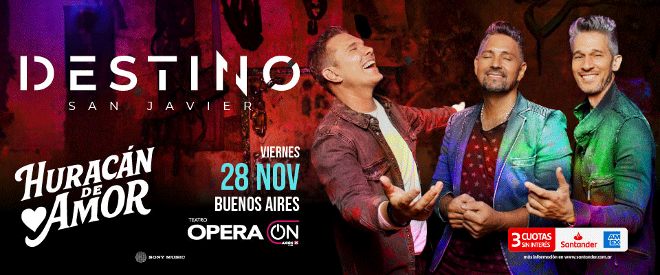 Destino San Javier en Teatro Ópera: Folklore argentino en vivo